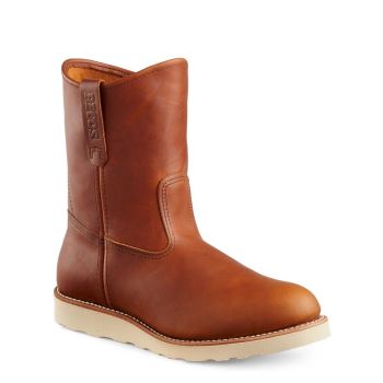 Red Wing Traction Tred 9-inch Soft Toe Pull-On Wandelschoenen Heren Bruin - 866